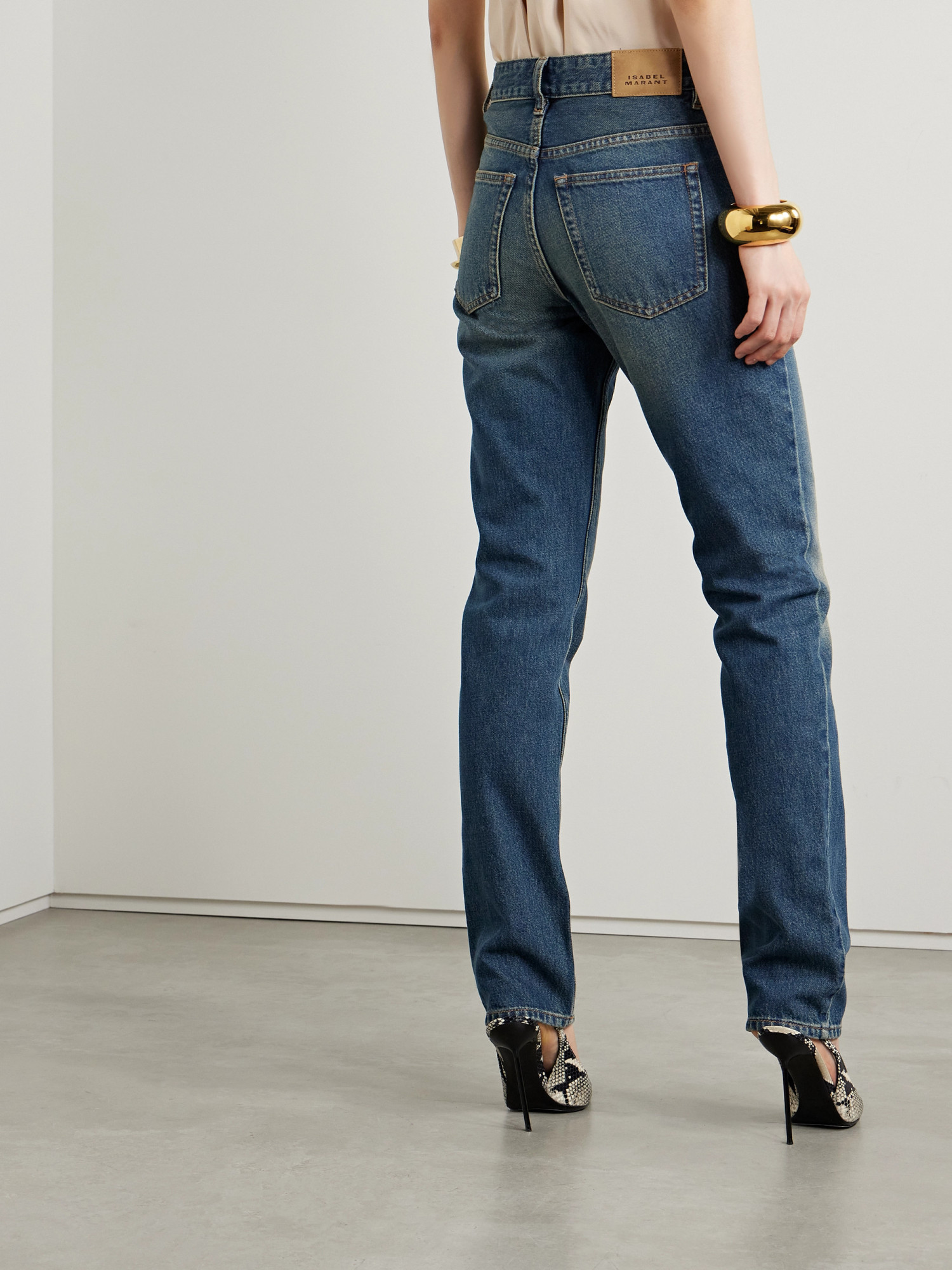 Isabel Marant Belt Loop With Jeans In Blue