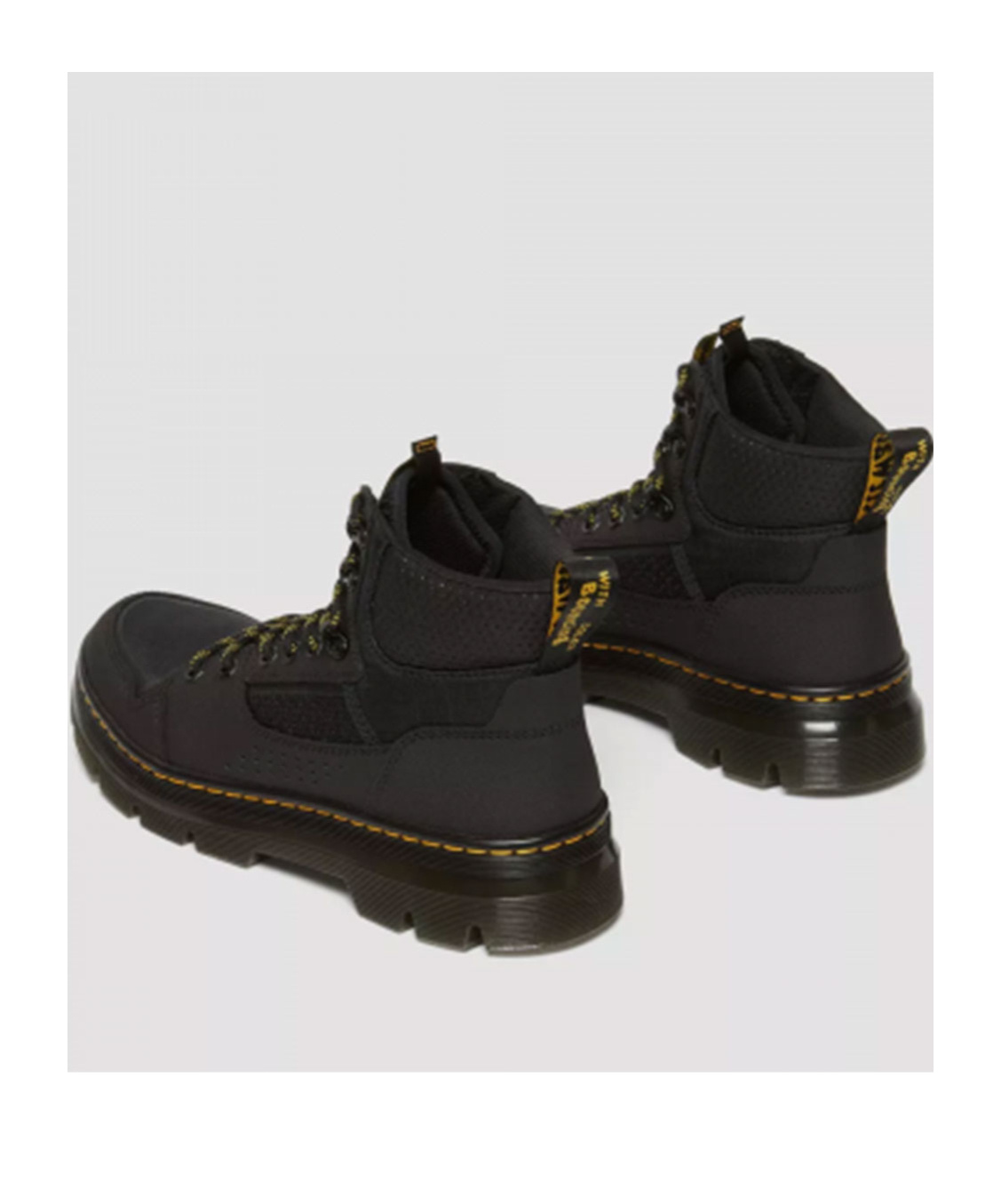 Dr. Martens' Round-headed Boots In Black