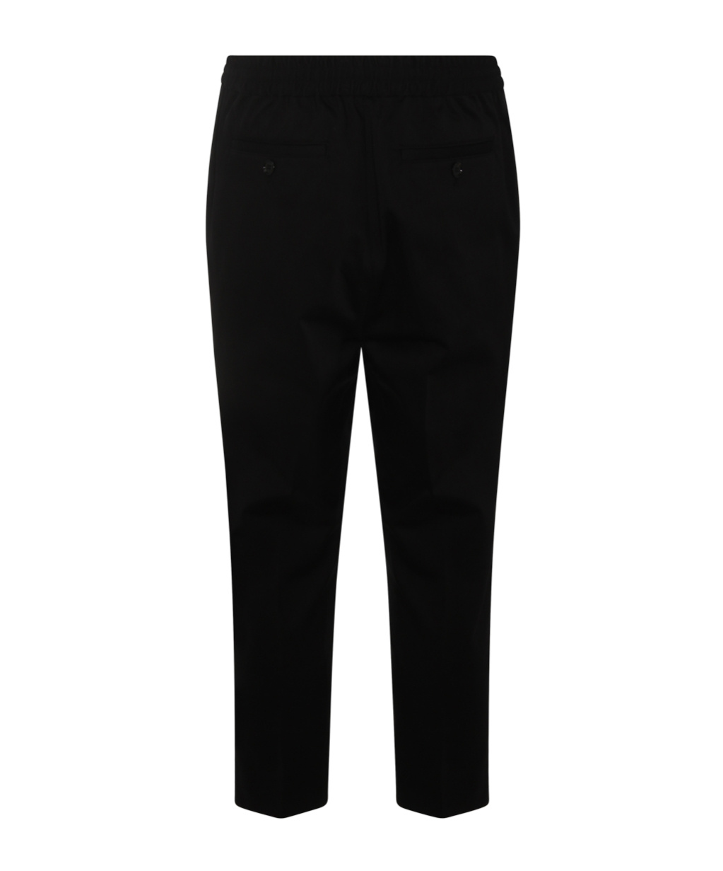 AMI ALEXANDRE MATTIUSSI AMI ELASTIC WAIST STRAIGHT LEG TROUSERS