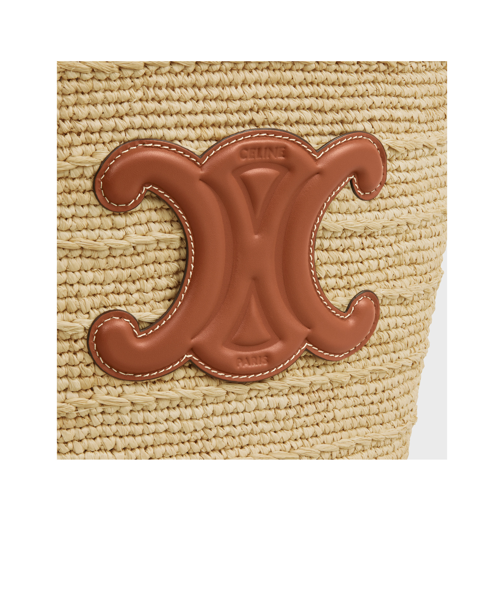 Celine Teen Supple Logo Shoulder Bag In Brown