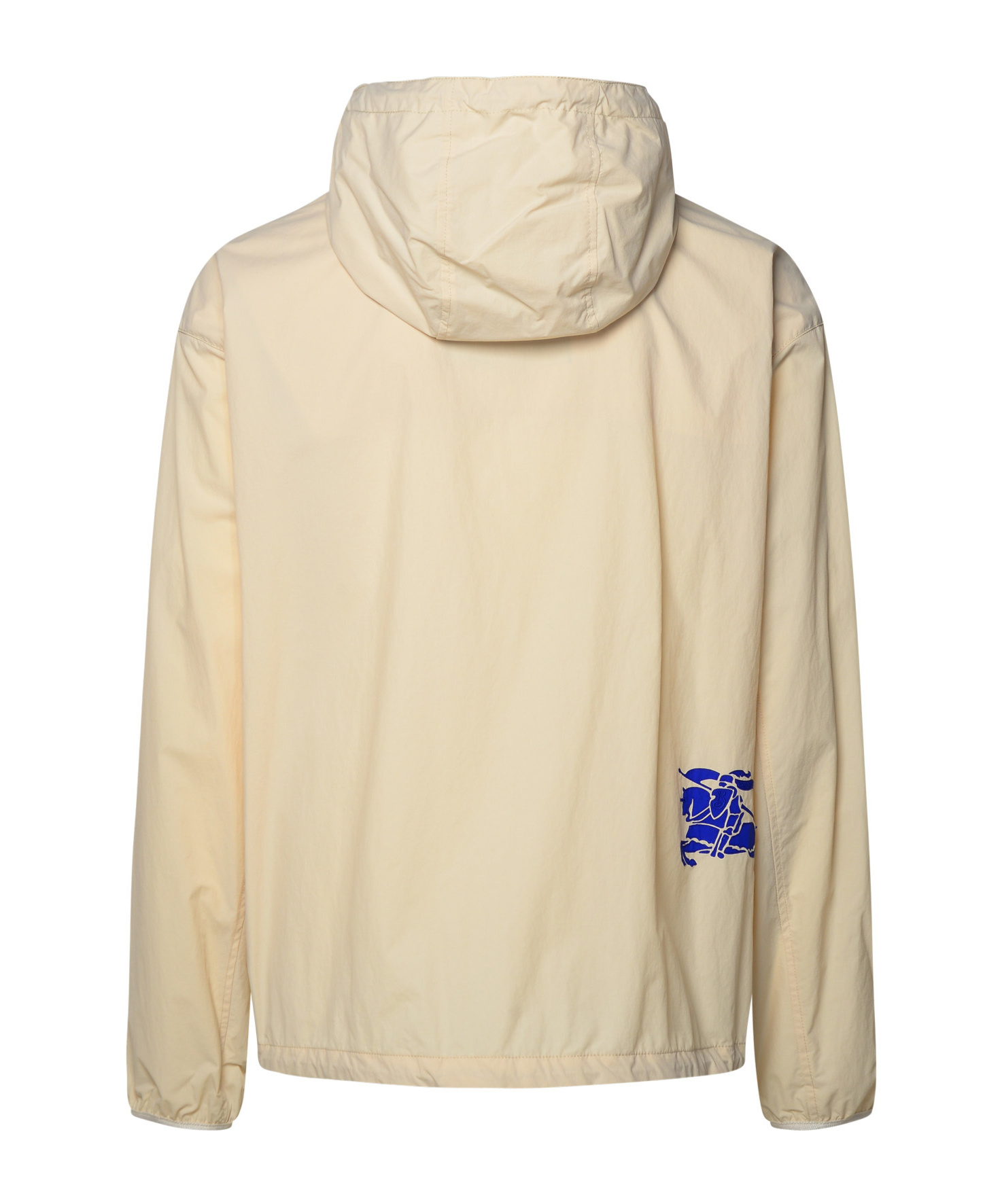 Burberry Equestrian Knight-motif Hooded Jacket In Nude