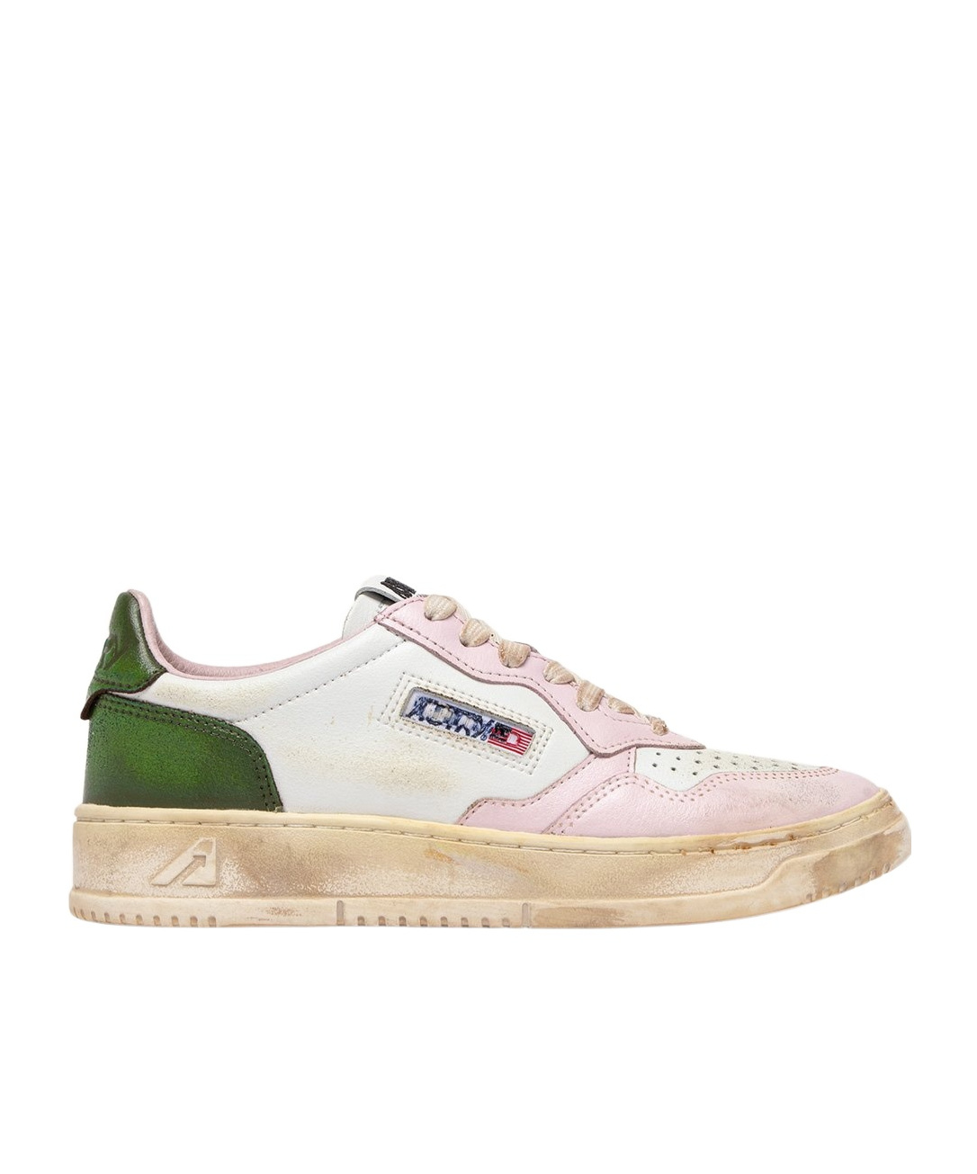 Autry Round Head Low-cut Skate Shoes In Nude