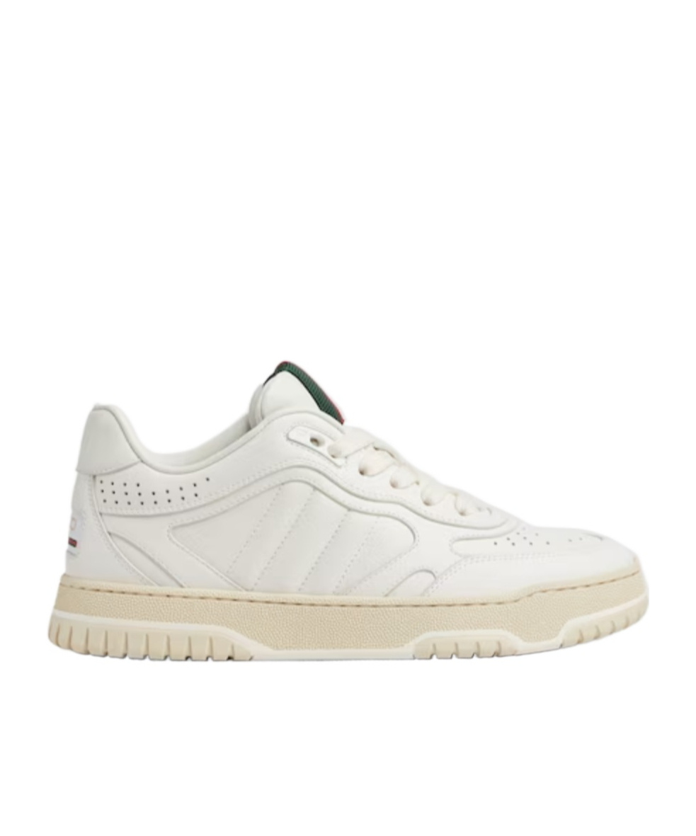 Shop Gucci Women's Re-web Sneaker In White