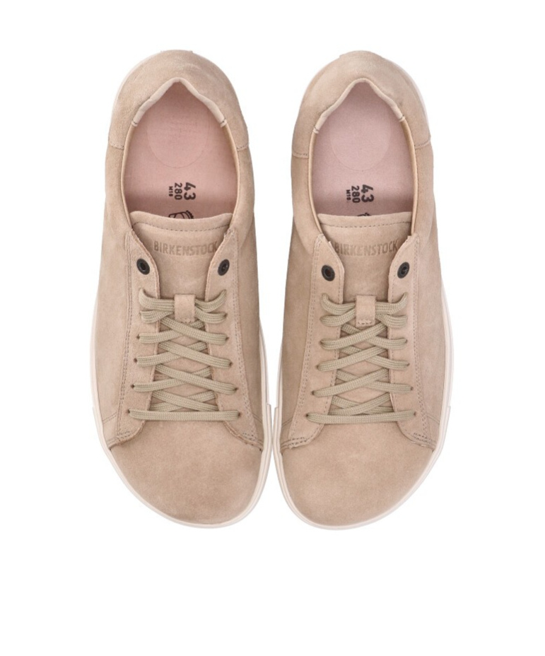 Birkenstock Bend Low Leather Low-top Sneakers In Nude