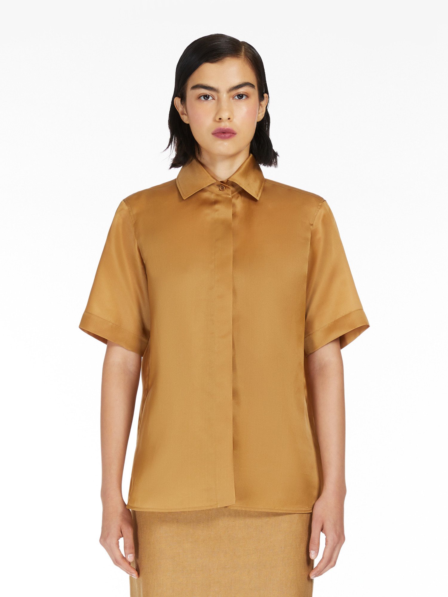 Max Mara Acanto Shirt In Brown