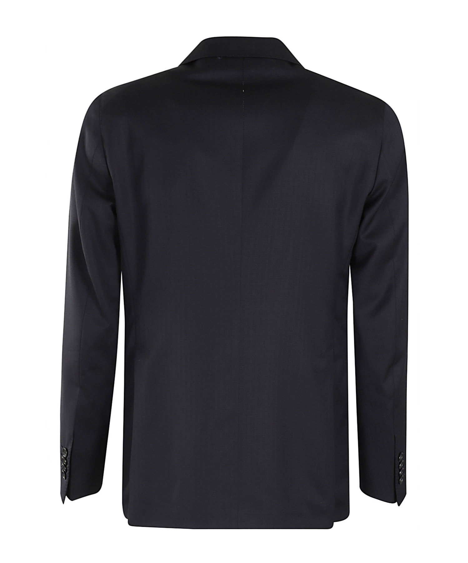 Shop Tagliatore Long-sleeved Suit In Black