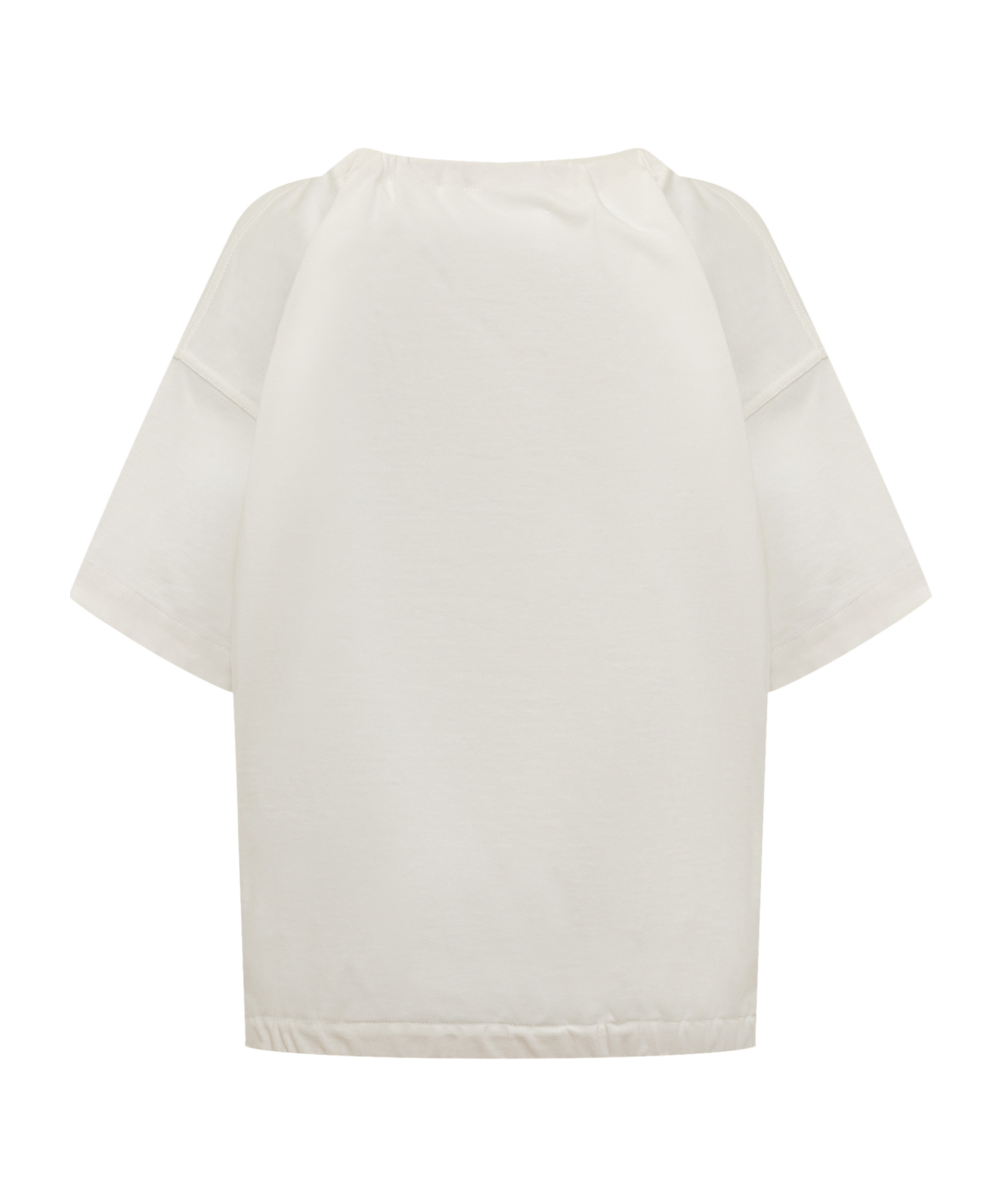 Shop Jil Sander Bow-detail Cotton Blouse In White