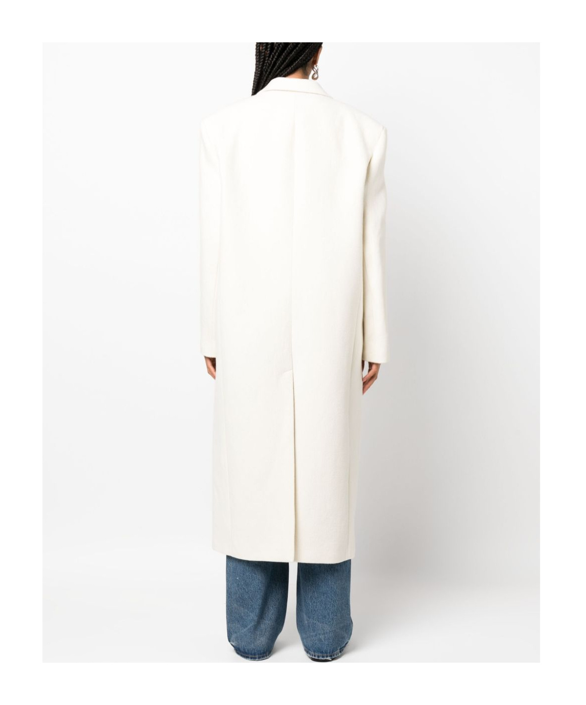 Red Valentino Tailored Single-breasted Coat In White