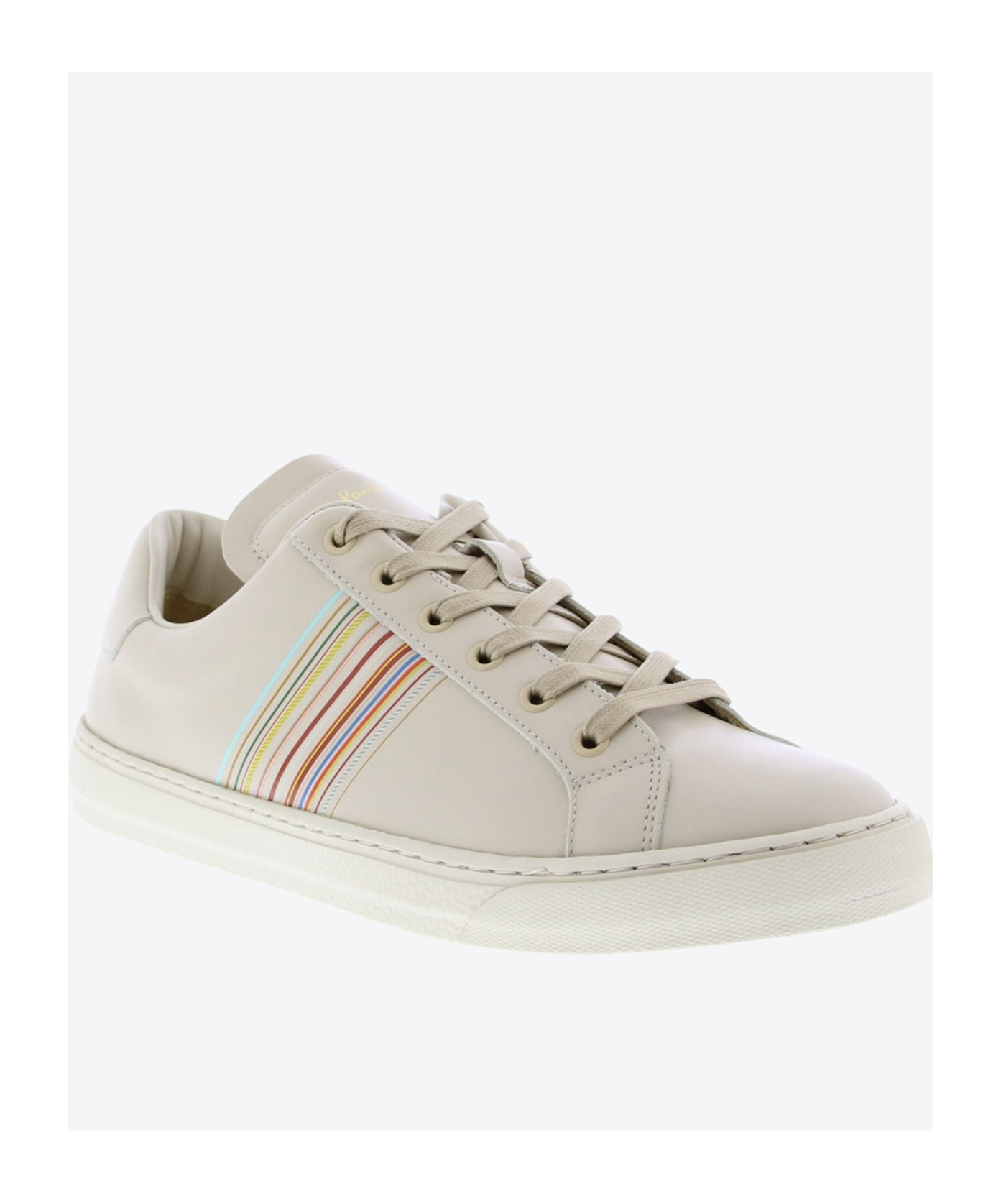 Ps By Paul Smith Tie Low Upper Board Shoes In White