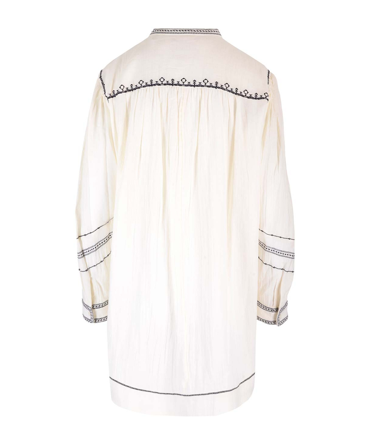 Isabel Marant Étoile Pradel Band-collar Minidress In White