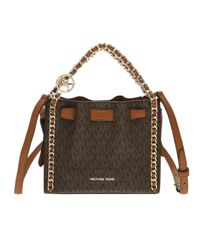 Michael Kors Mina Small Logo Chain Satchel Bag