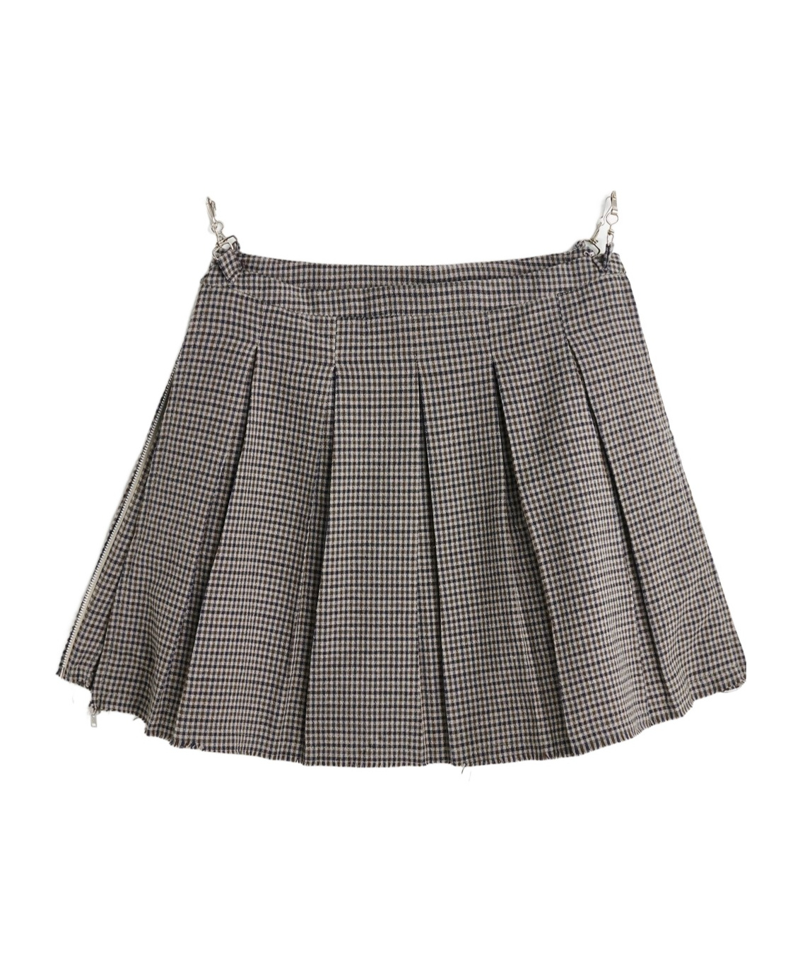 OUR LEGACY OBJECT CHECKED MINI SKIRT