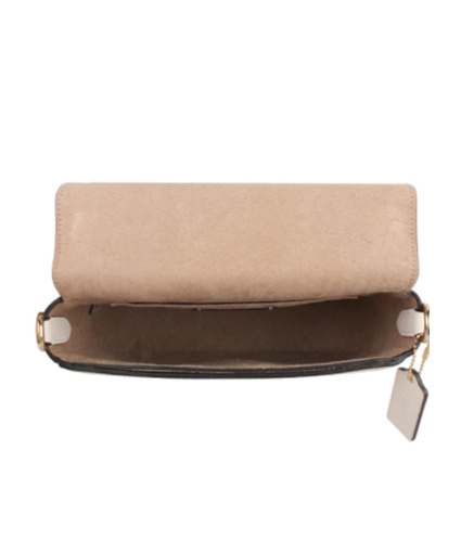 Coach Amelia Saddle Shoulder Bag In White