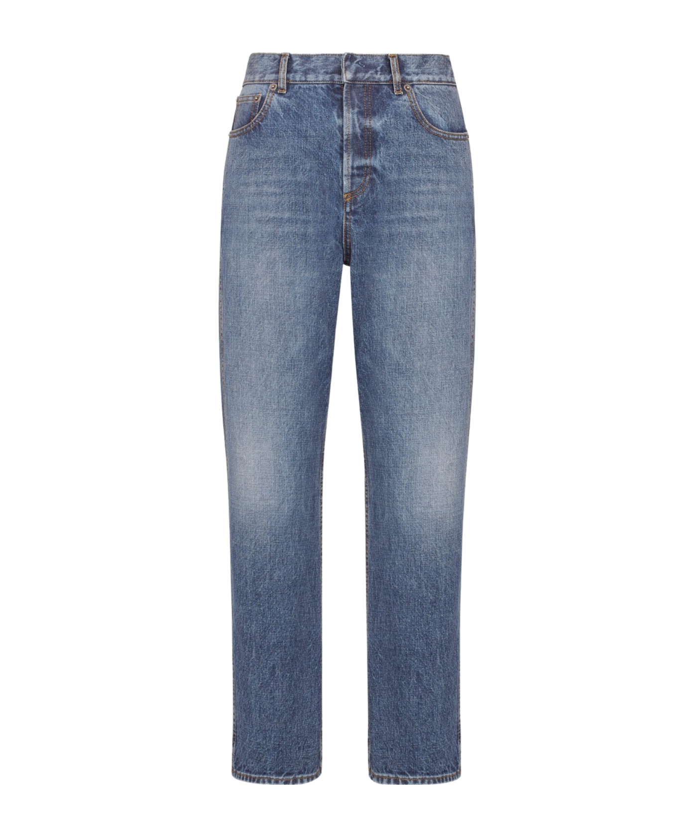 Dior 8 Nine-quarter Jeans In Blue