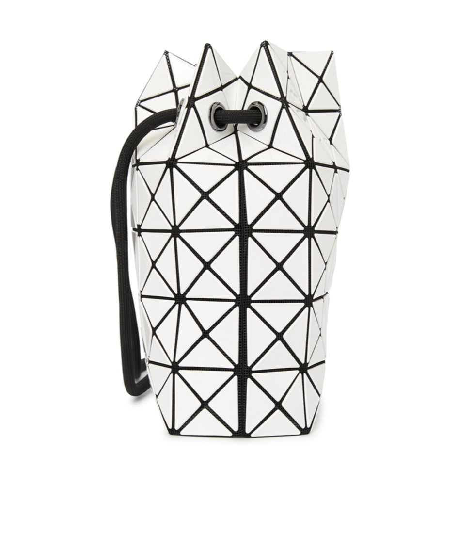 Bao Bao Issey Miyake Geometric Shoulder Bag In White