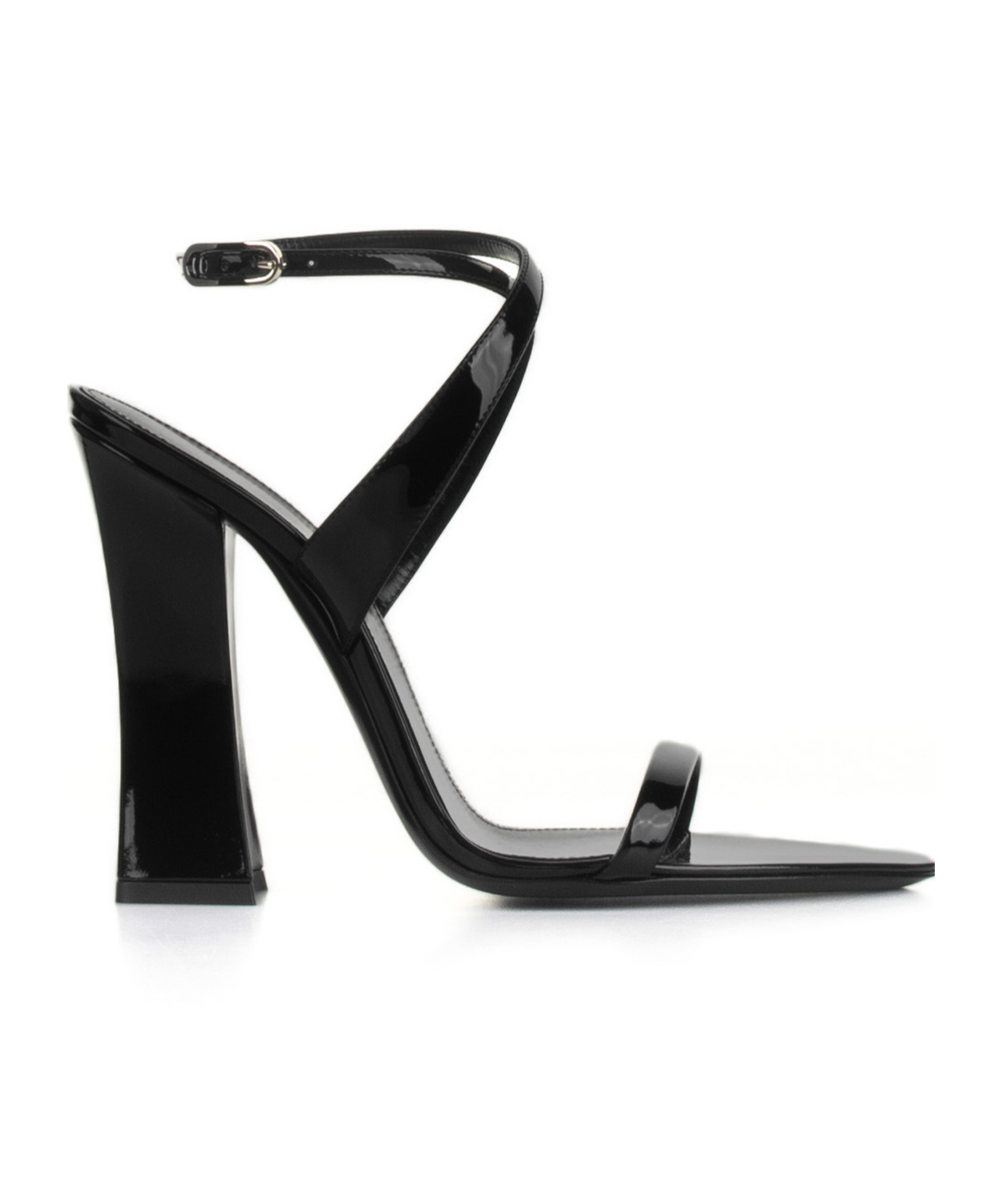SAINT LAURENT THICK HEELED SANDALS 
