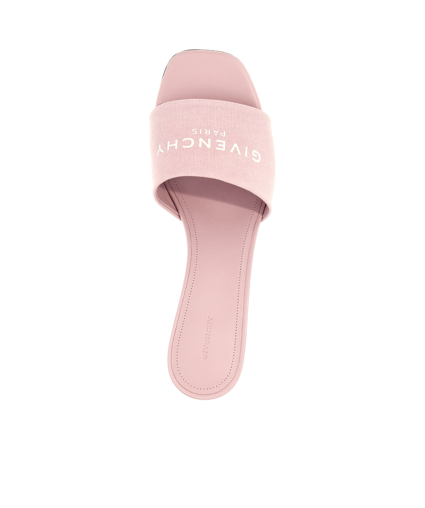 Givenchy Logo-print Canvas Mules In Pink