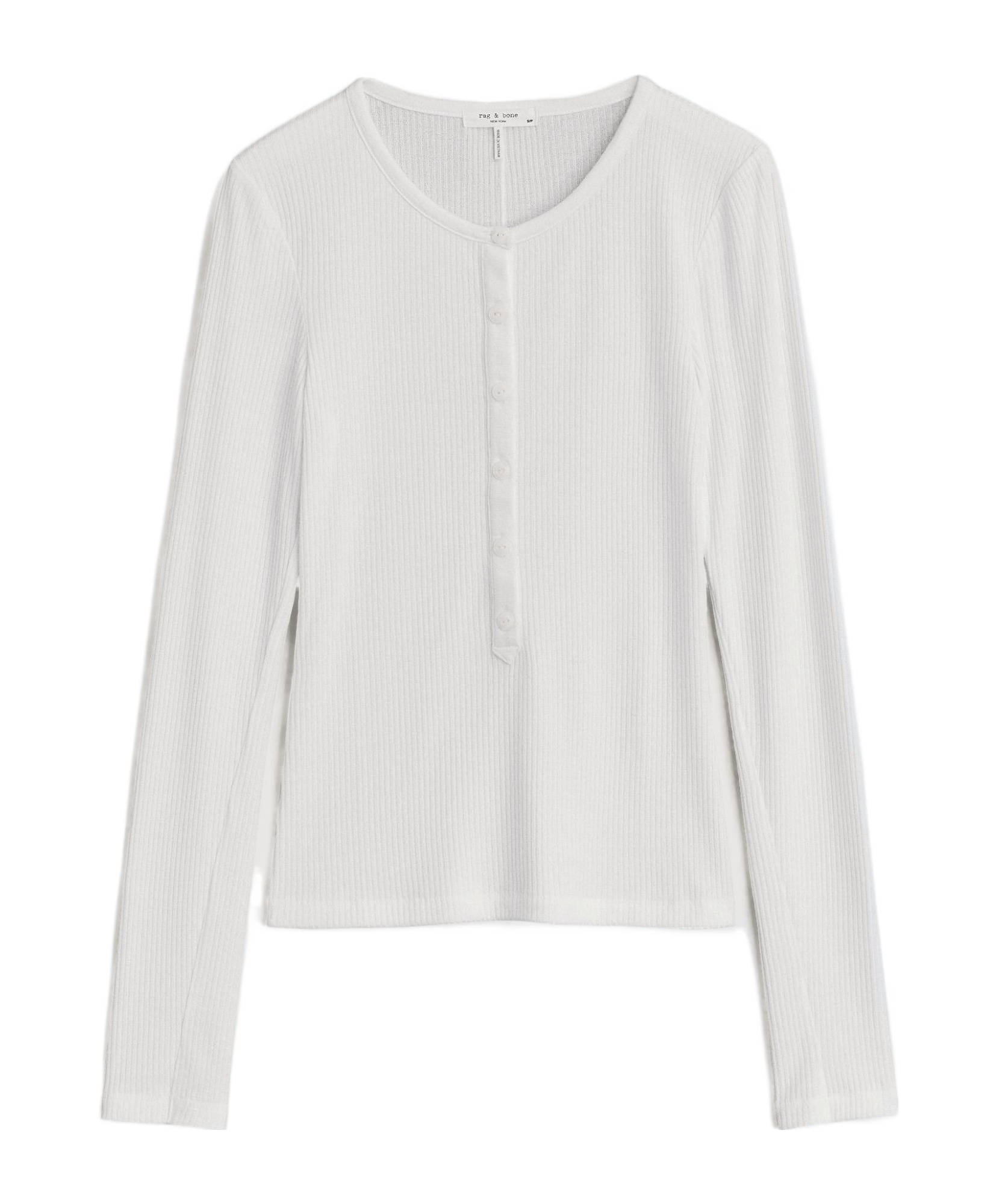 Rag & Bone Round Collar And Long-sleeved T-shirt