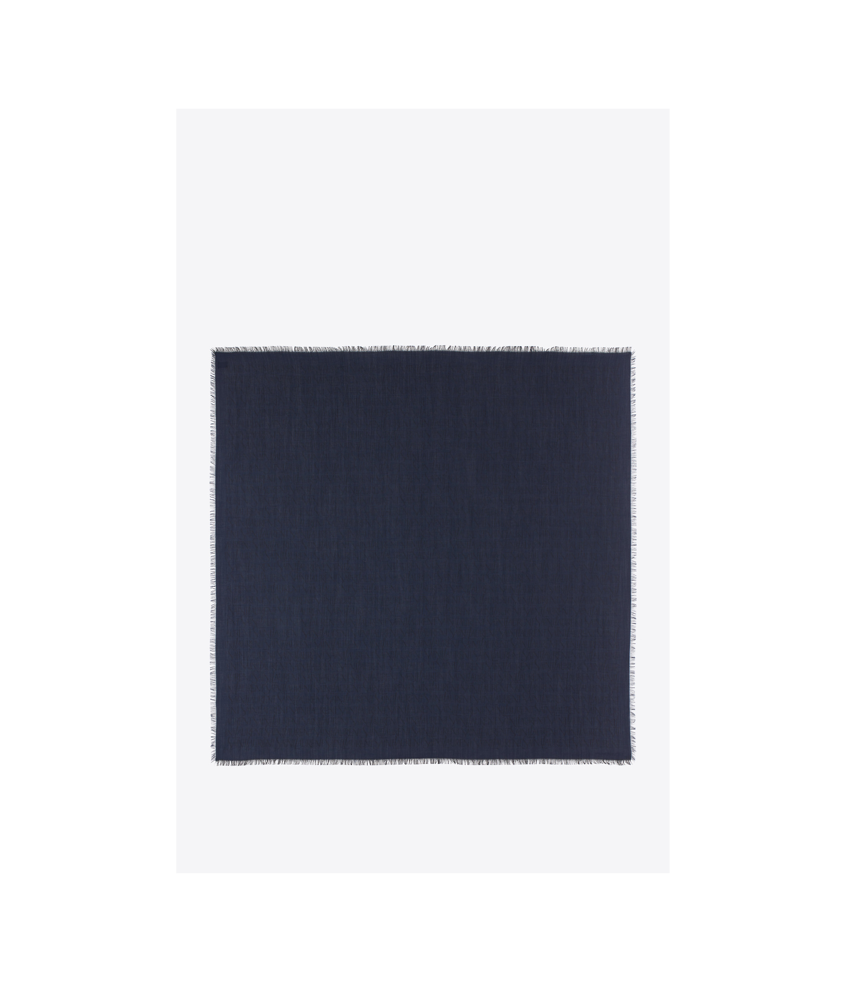 Saint Laurent Logo-jacquard Scarf In Black