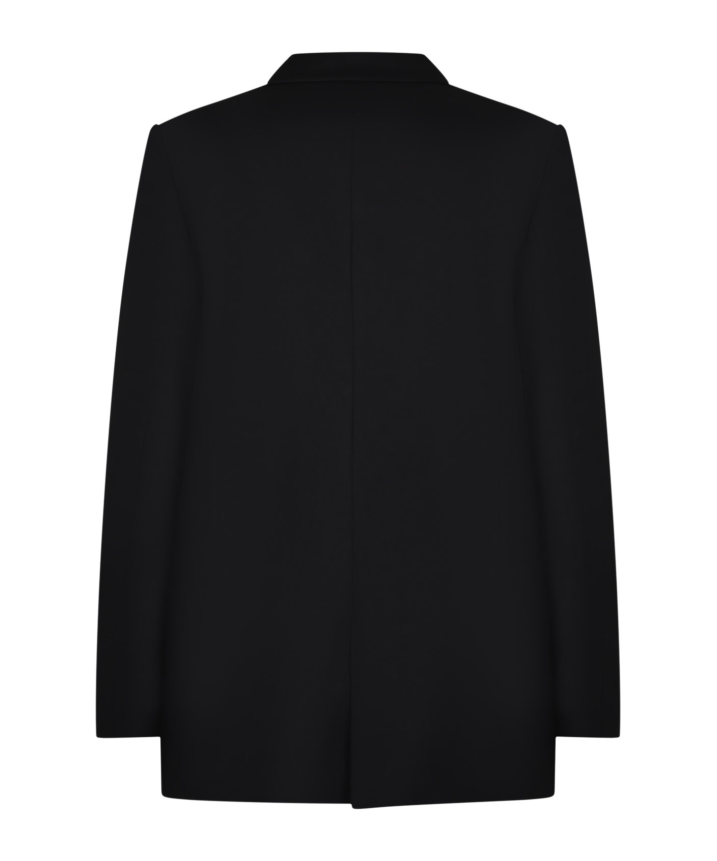 Balmain Double-breasted Blazer In Black