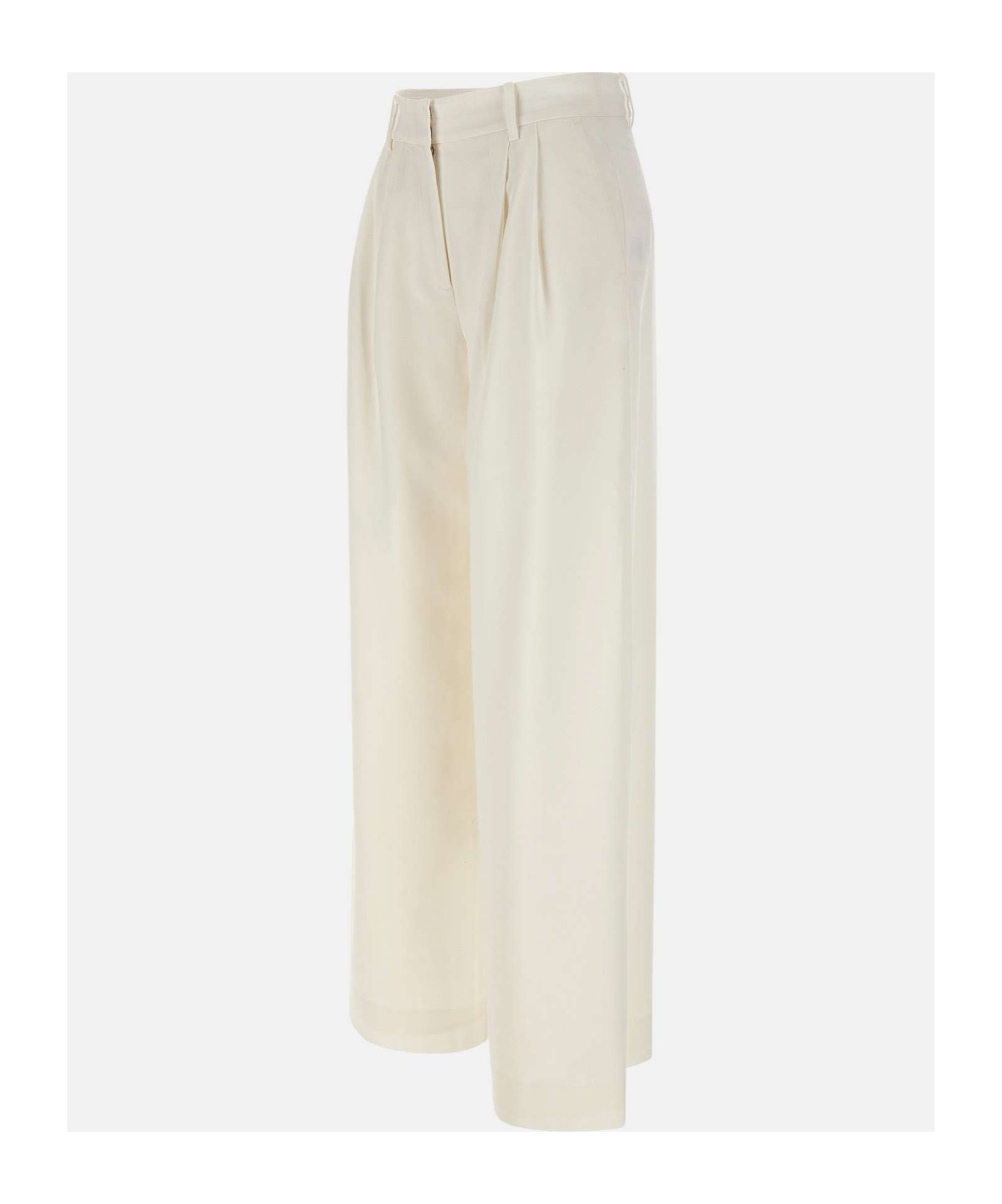 Remain Birger Christensen Pleat-detailing Concealed-fastening Tailored Trousers In White
