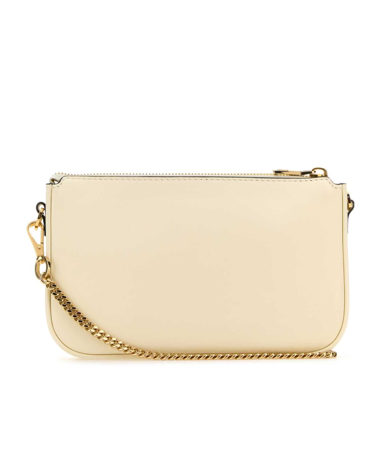 Valentino Garavani Women Ivory Leather Vlogo Crossbody Bag In Nude