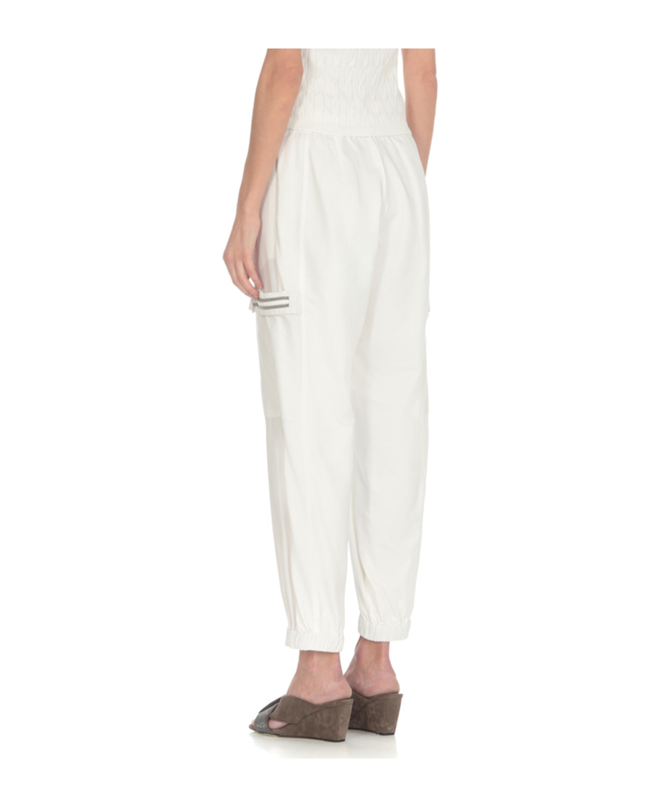 Brunello Cucinelli Cotton Pants In White