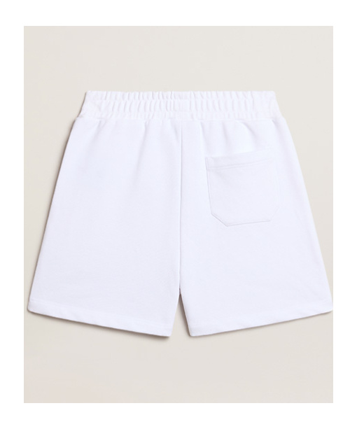 Golden Goose Star-print Jersey Shorts In White