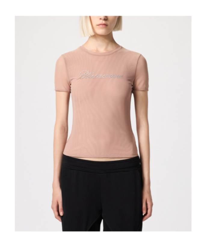 Blumarine Top In Nude