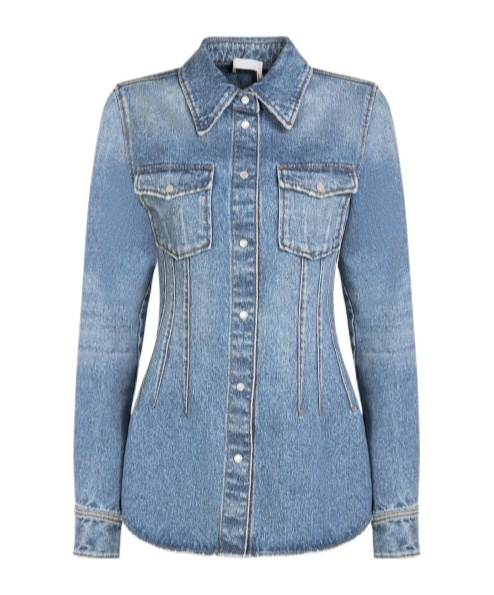 Chloé Long-sleeved Denim Shirt
