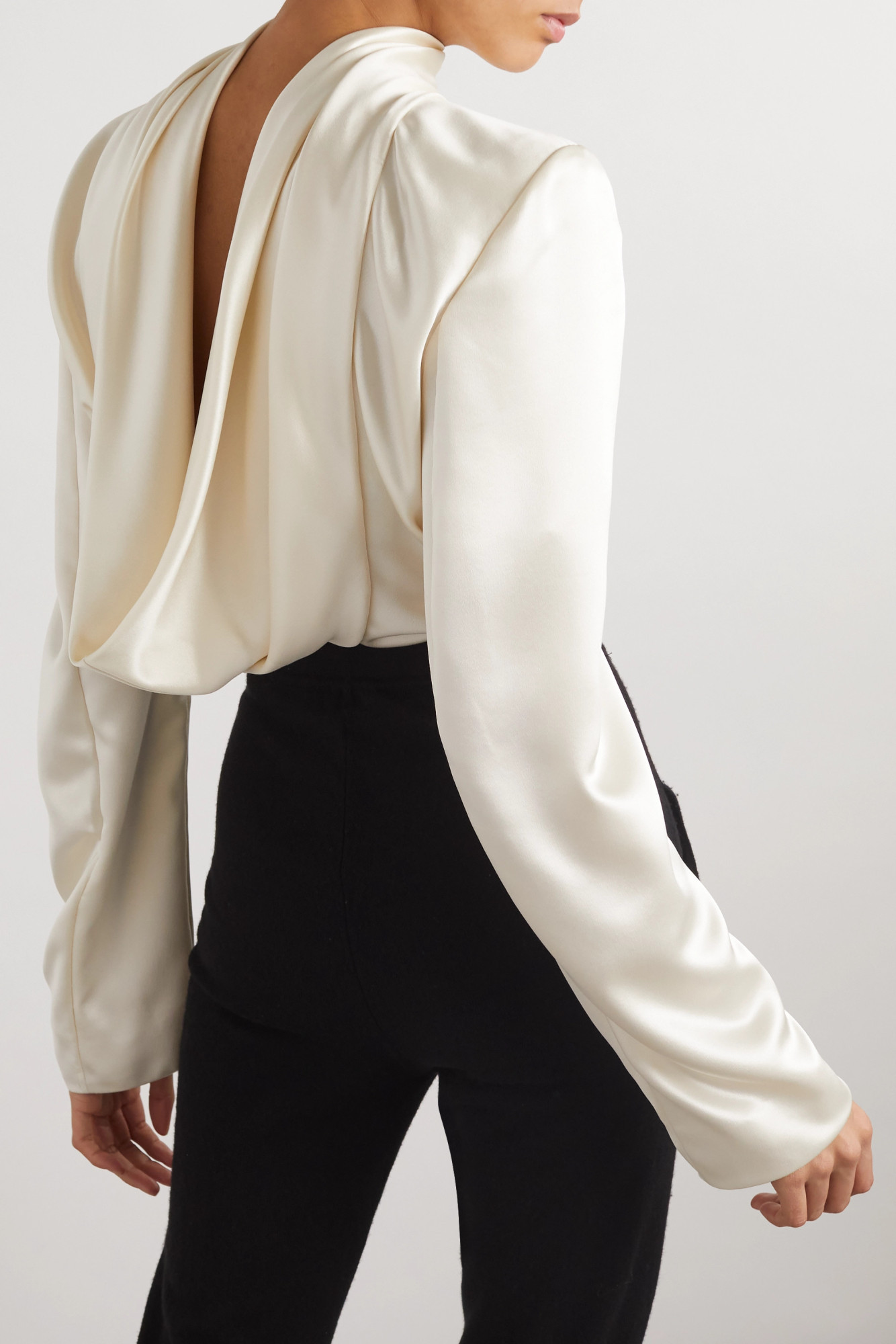Saint Laurent Top In White