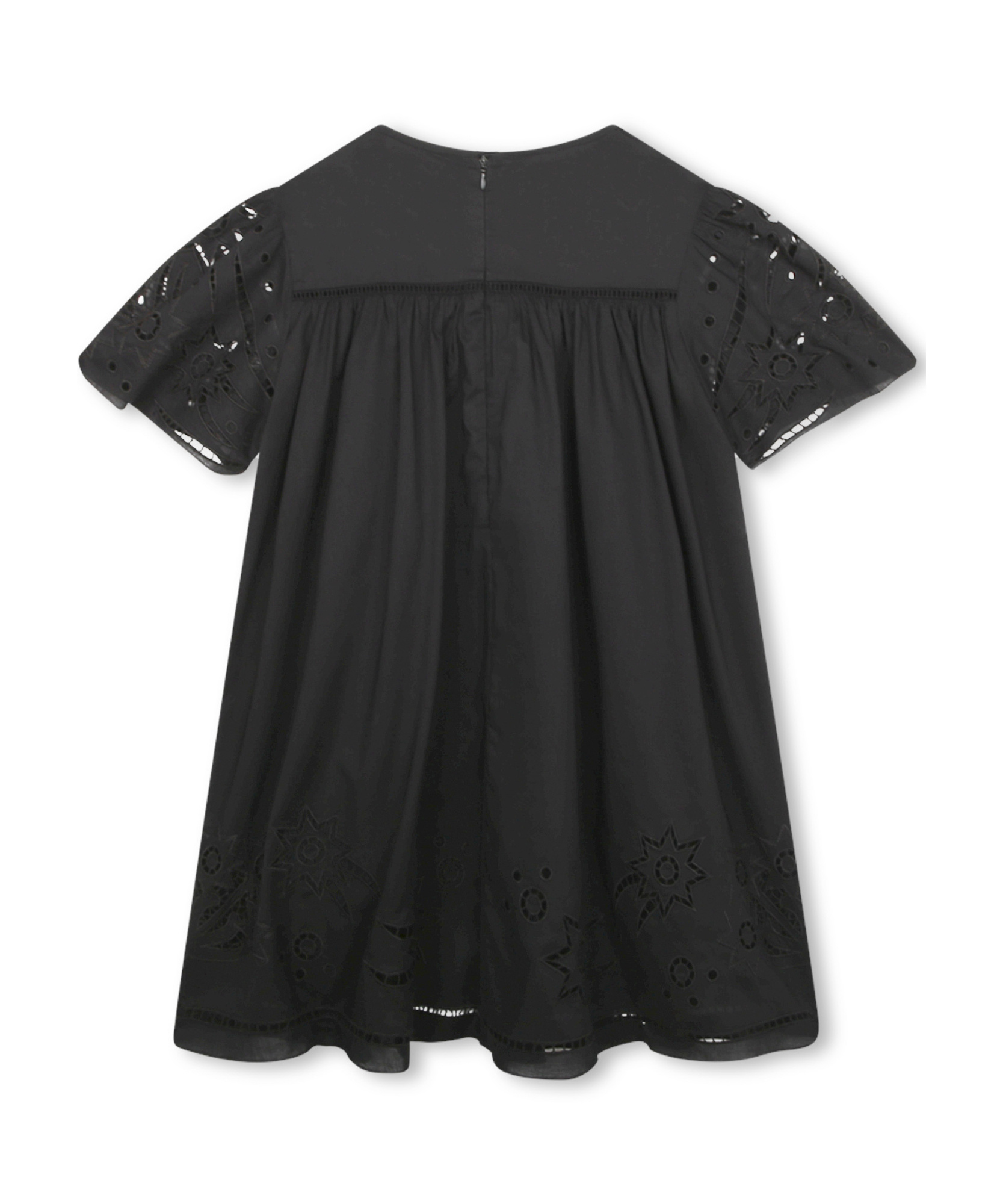 Chloé Short-sleeved Skirt In Black