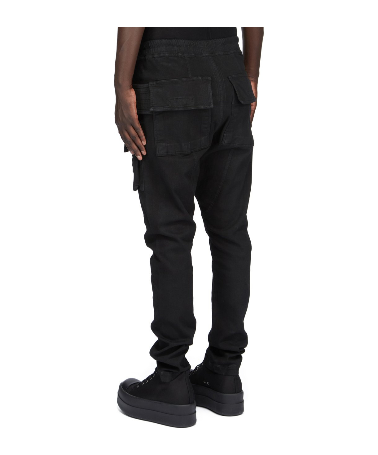 Shop Rick Owens Drkshdw Creatch Cargo Trousers In Black