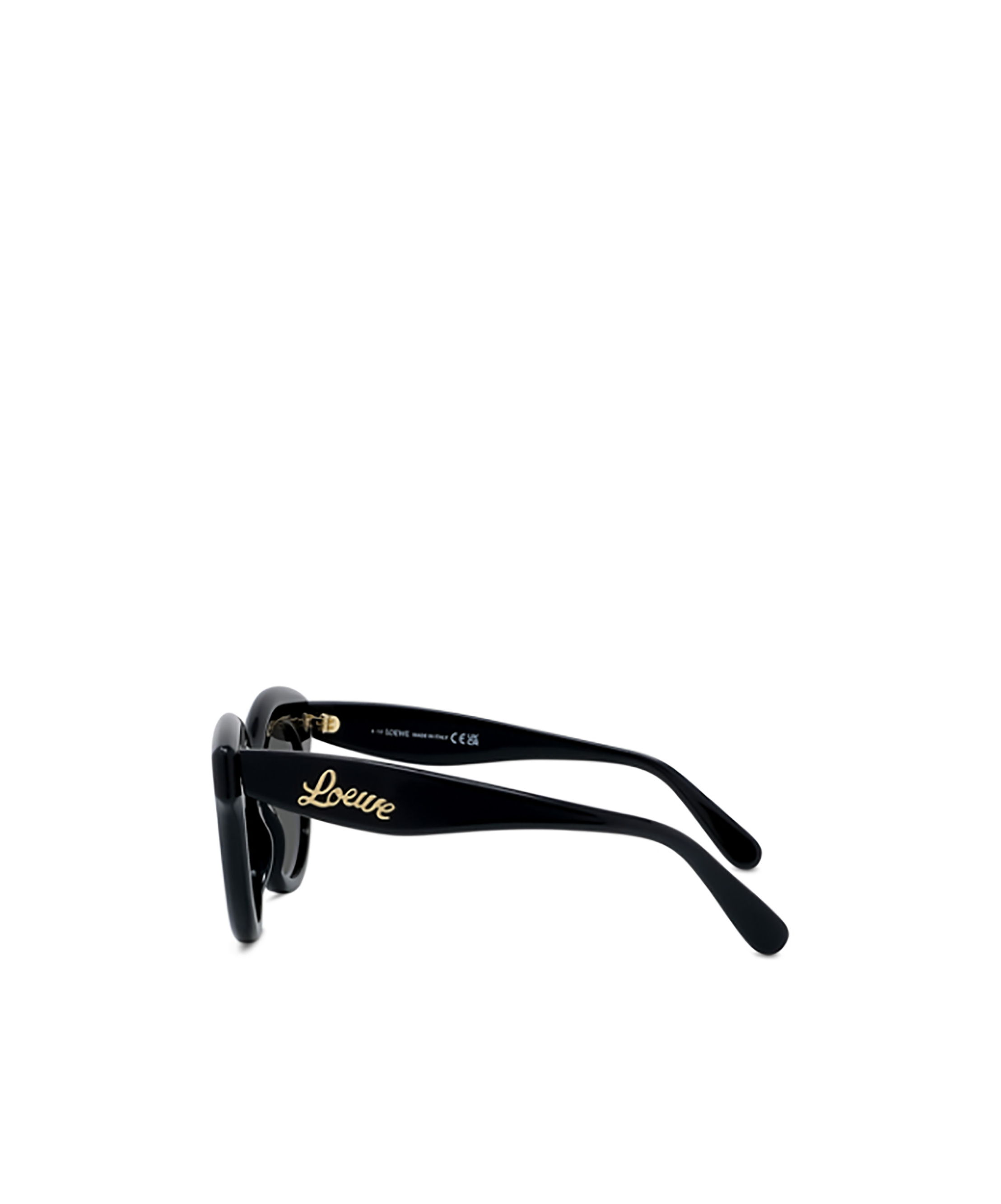 Loewe Round Frame Sunglasses In Black