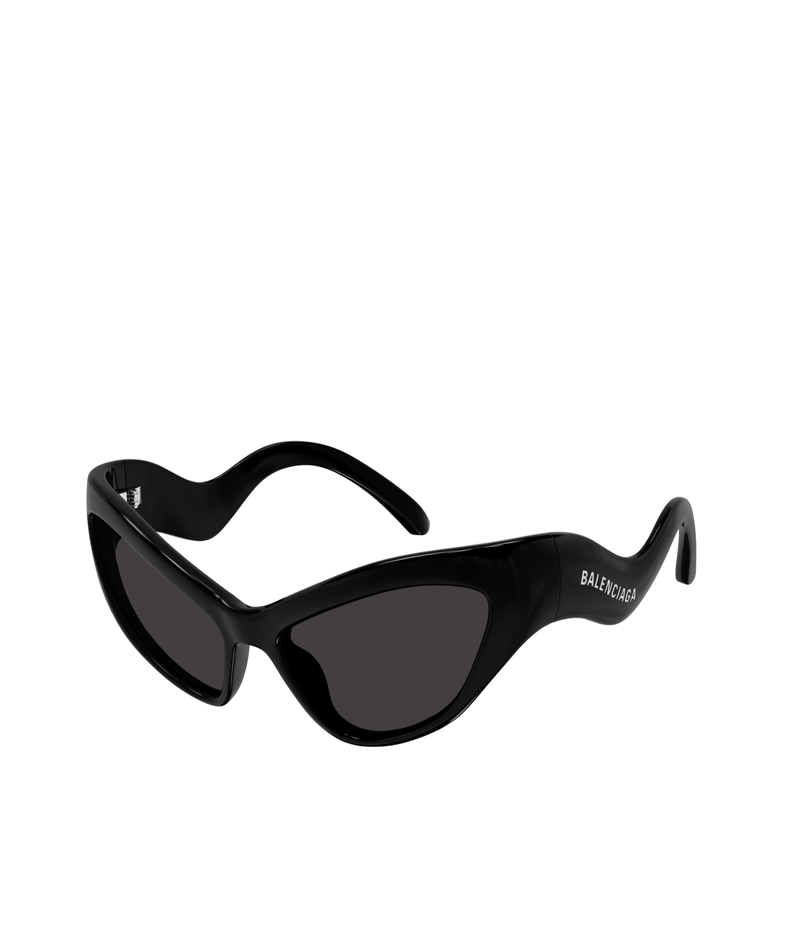 Shop Balenciaga Oversize-frame Sunglasses In Black