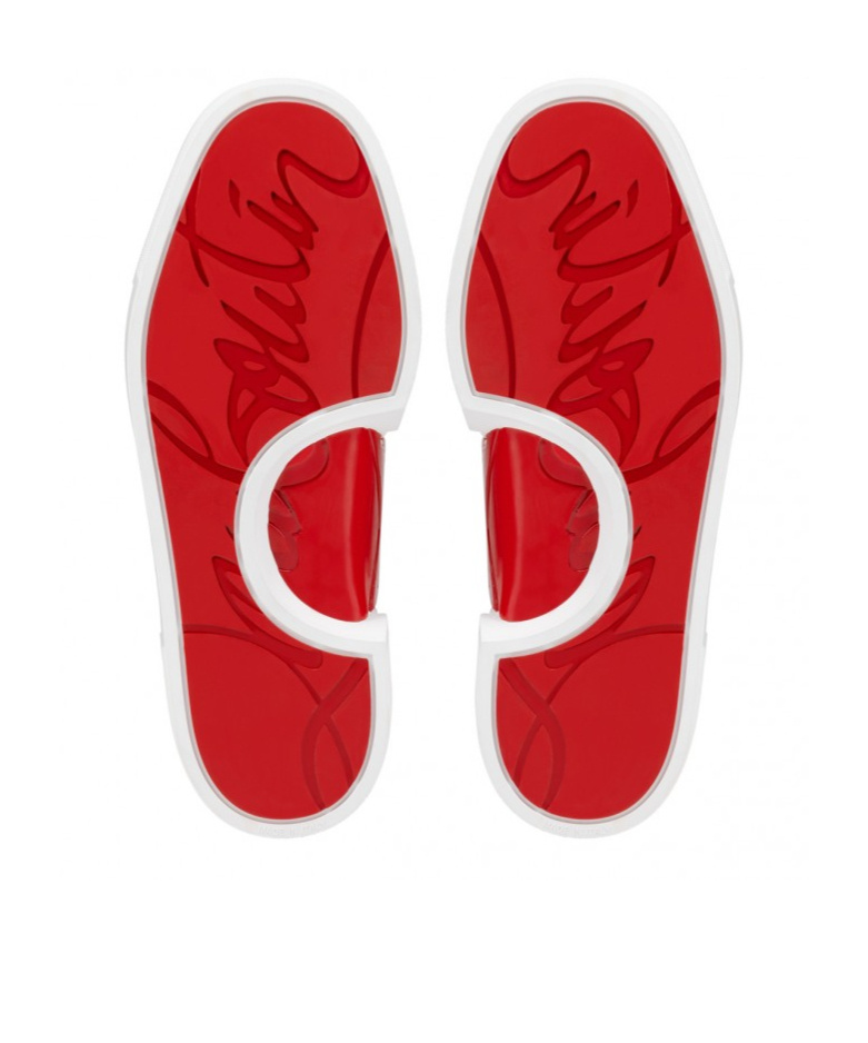 Christian Louboutin Round Head Low Upper Board Shoes In Multicolor