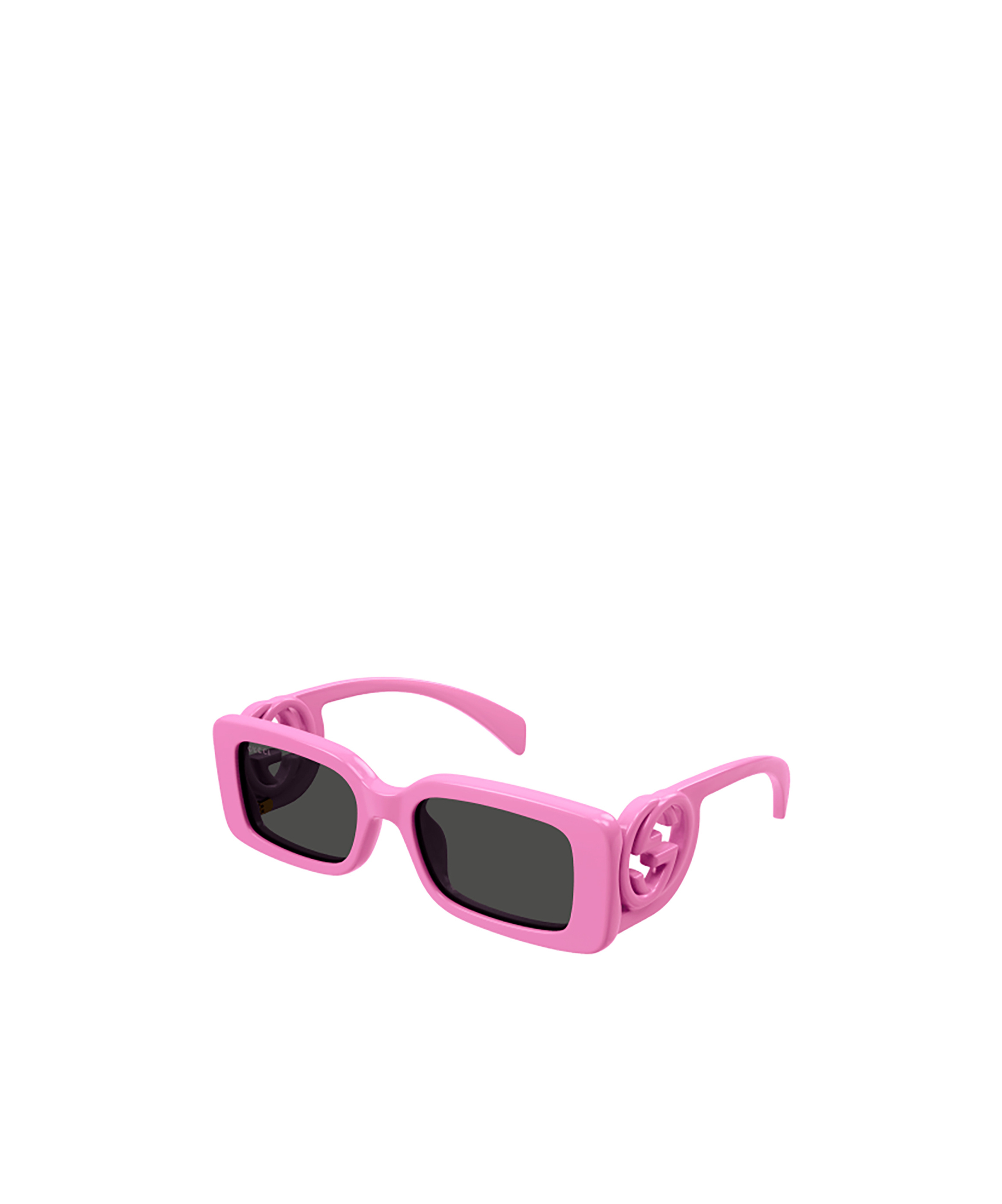 Gucci Eyewear Rectangle Frame Sunglasses In Pink