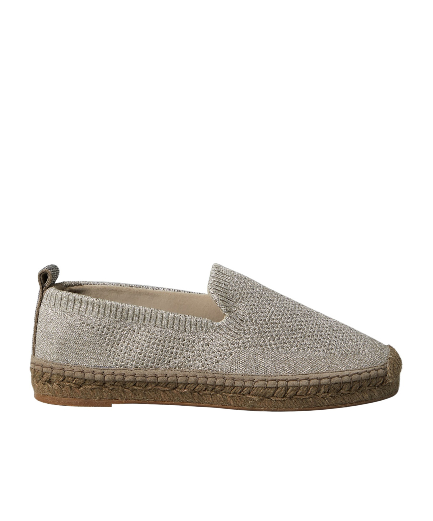 Brunello Cucinelli Monili-trim Slip-on Espadrilles In Nude