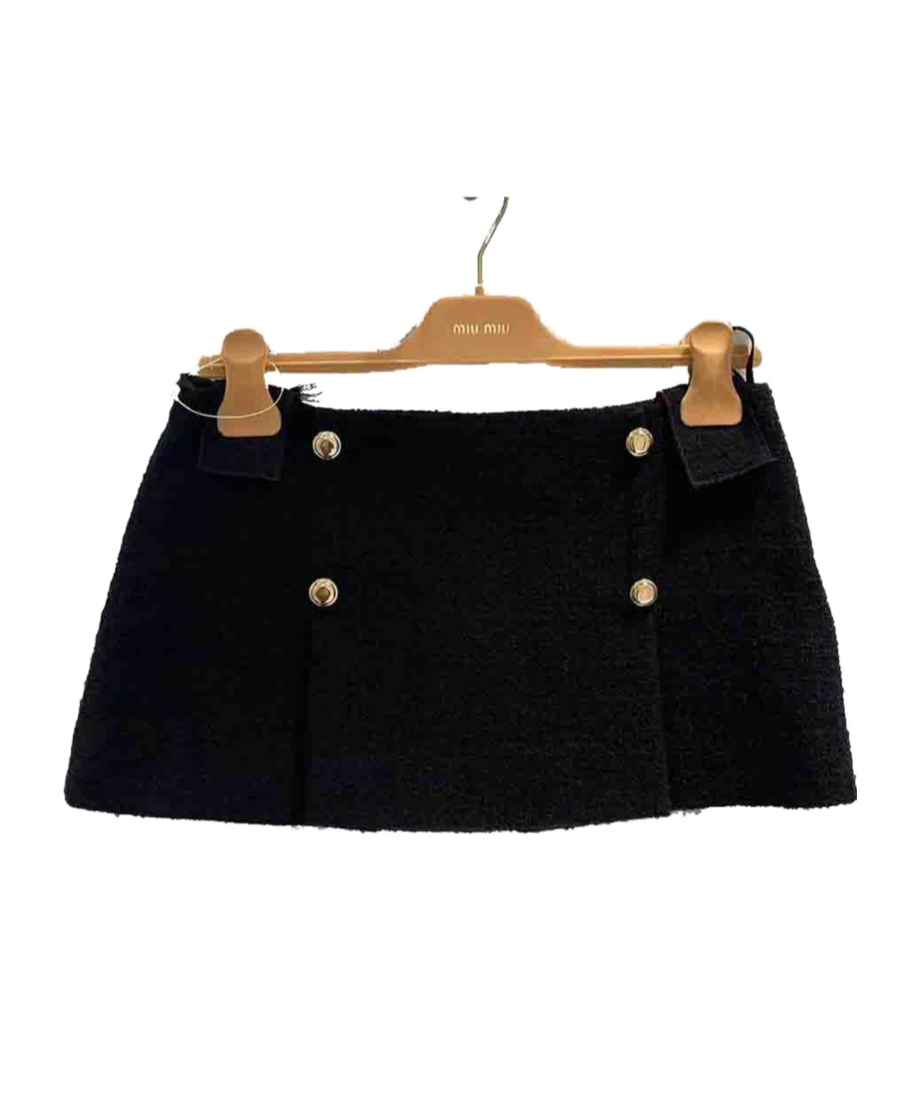 MIU MIU PLEATED MINI SKIRT