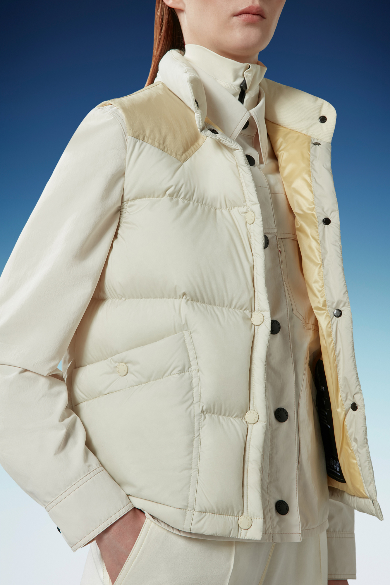 Moncler Sorapis Down-filled Gilet In White