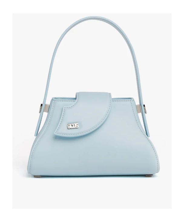 Gcds Small Comma Tote Bag In Blue