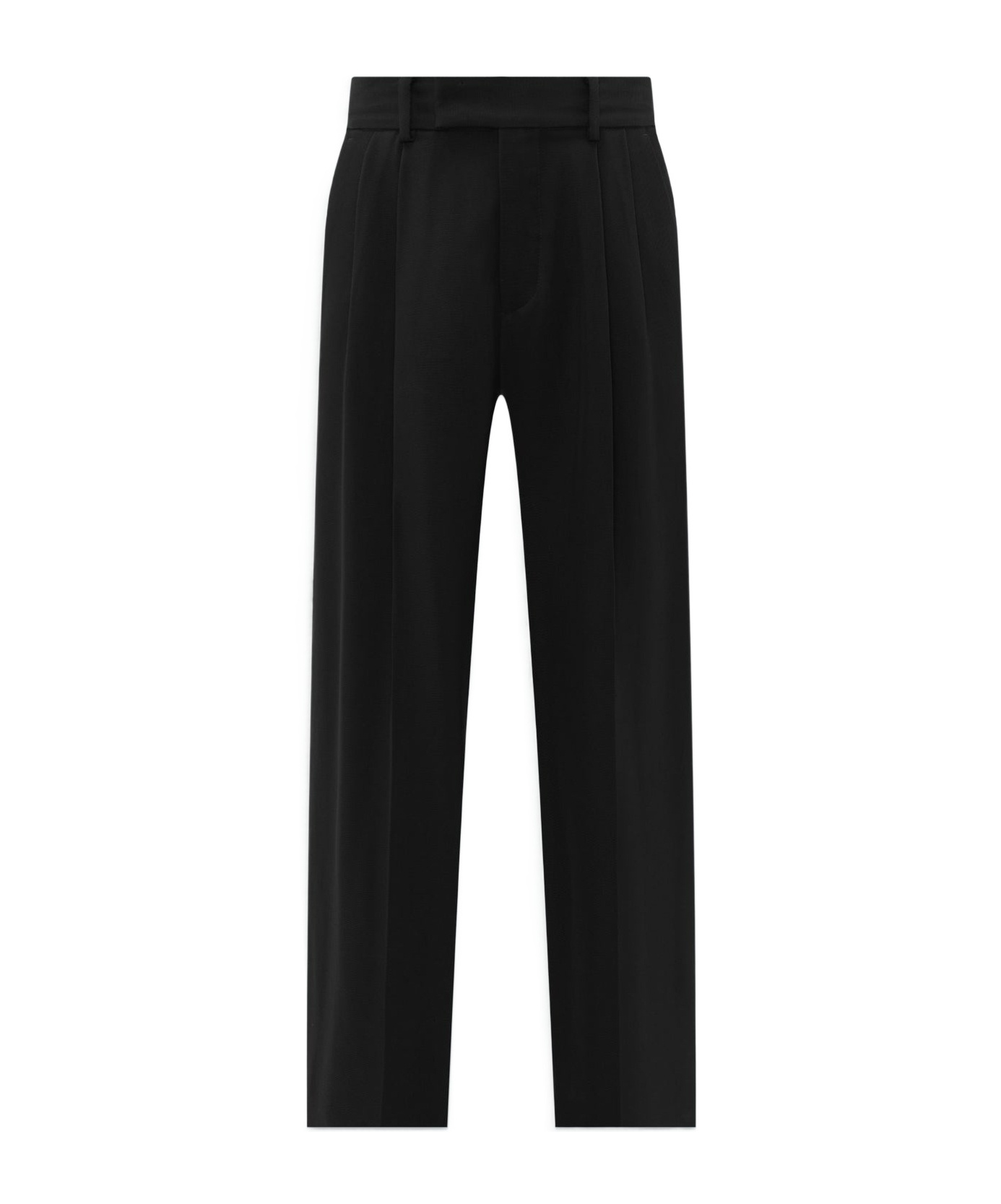 AMIRI AMIRI LOGO PATCH TAPERED LEG TROUSERS