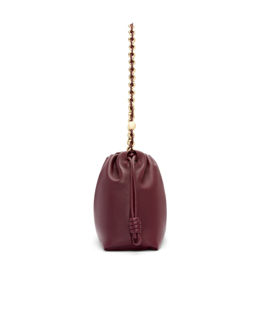 Loewe Medium Flamenco Purse In Mellow Nappa Lambskin In Red