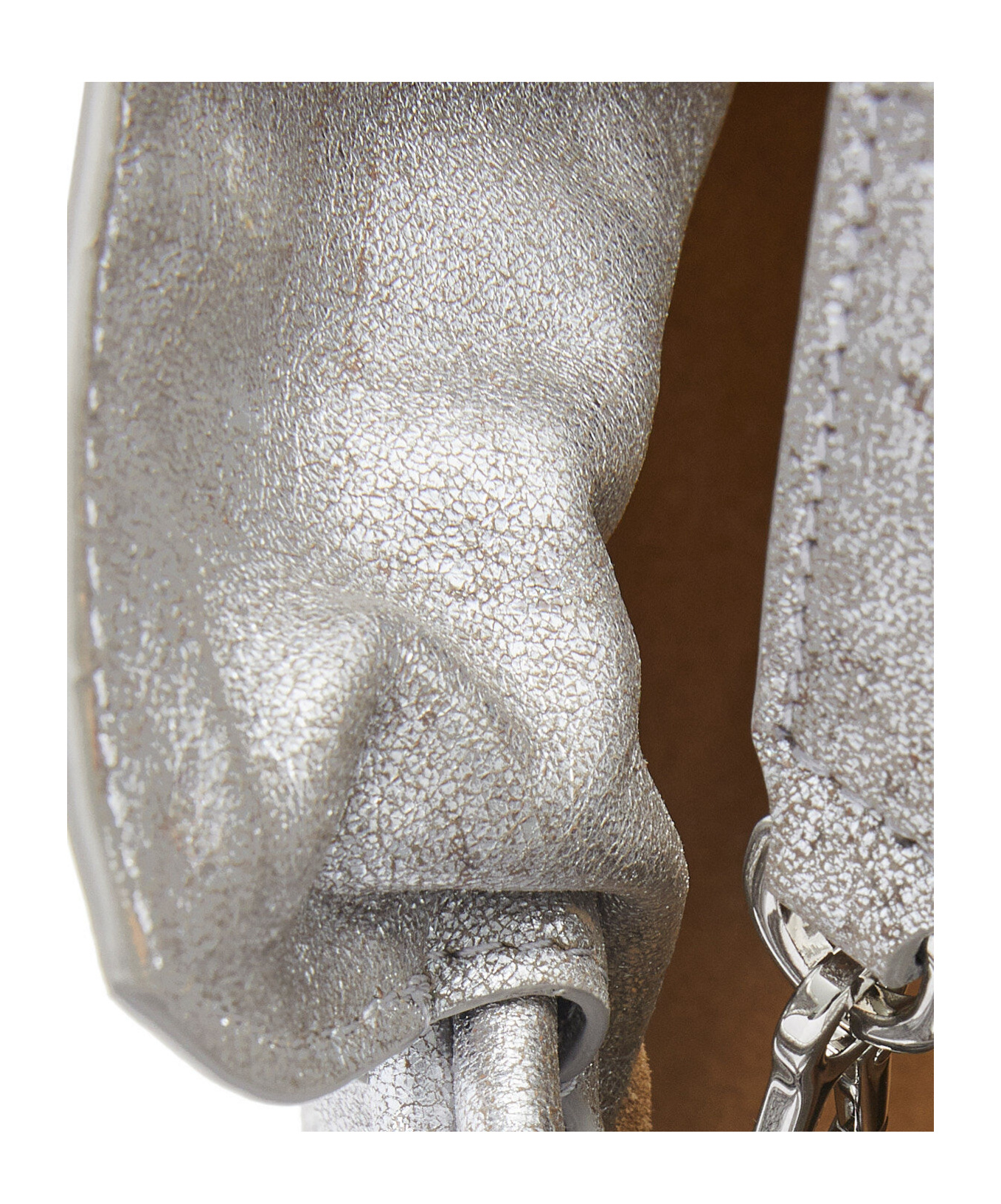 Loewe Flamenco Logo Shoulder Bag In Gray