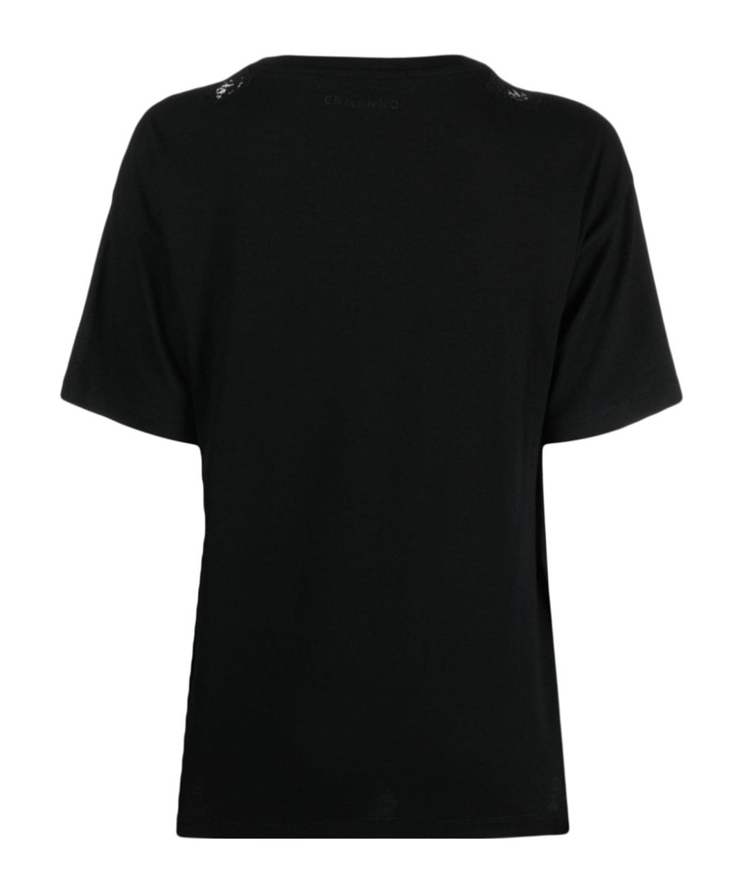 Ermanno Scervino Short-sleeved T-shirt In Black