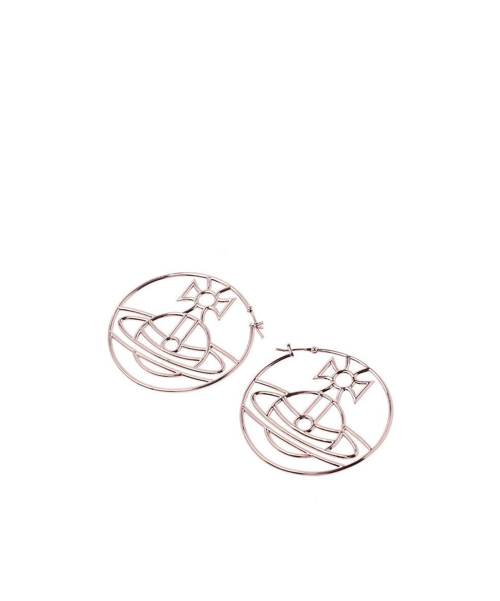 Vivienne Westwood Pattern Earrings In Pink