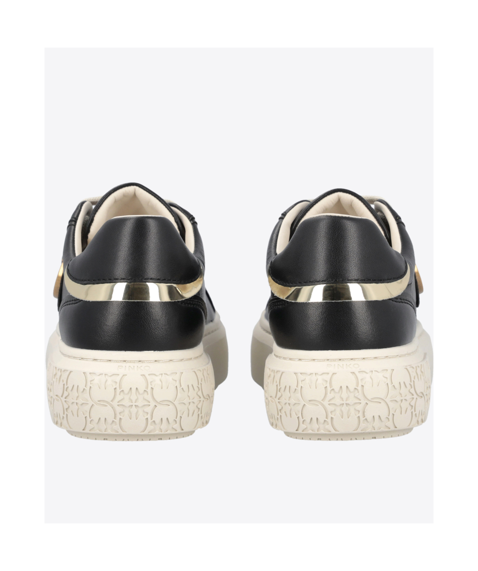 Shop Pinko Logo Detailed Platform Low-top Sneakers In White