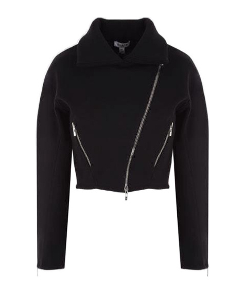 Alaïa Zip-detailed Biker Cardigan In Black