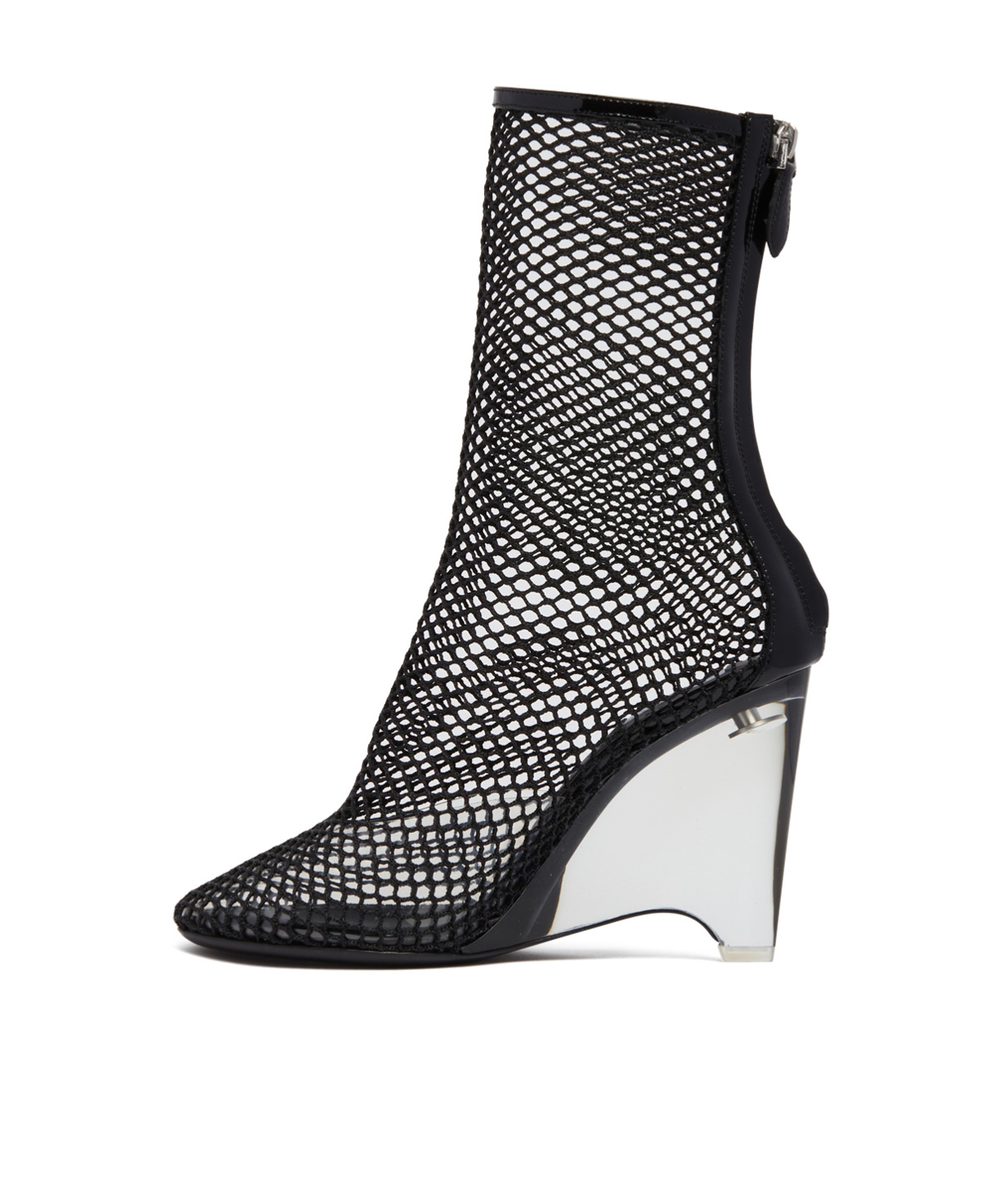Alaïa La Cage Wedge Booties In Black