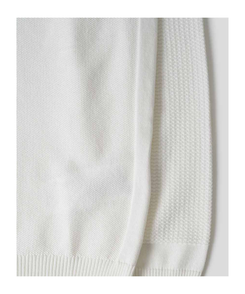 STONE ISLAND STONE ISLAND LOGO PATCH KNITTED JUMPER